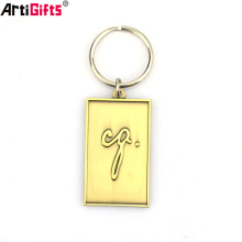 Keychain Manufacturer China Custom Bulk Metal plated gold key ring hoop